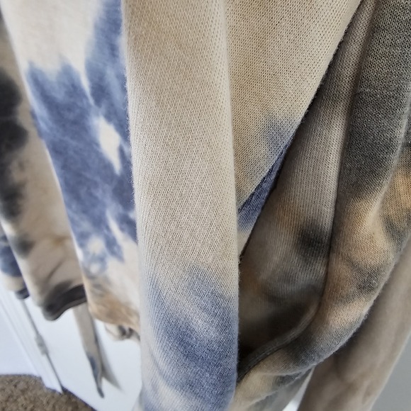 Ashley Stewart New With Tags Tie Dye Women's Dress Size 22 / 24 W Tan Blue, Grey - Picture 8 of 16